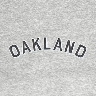 Oakland California Vintage Arch Letters T-Shirt